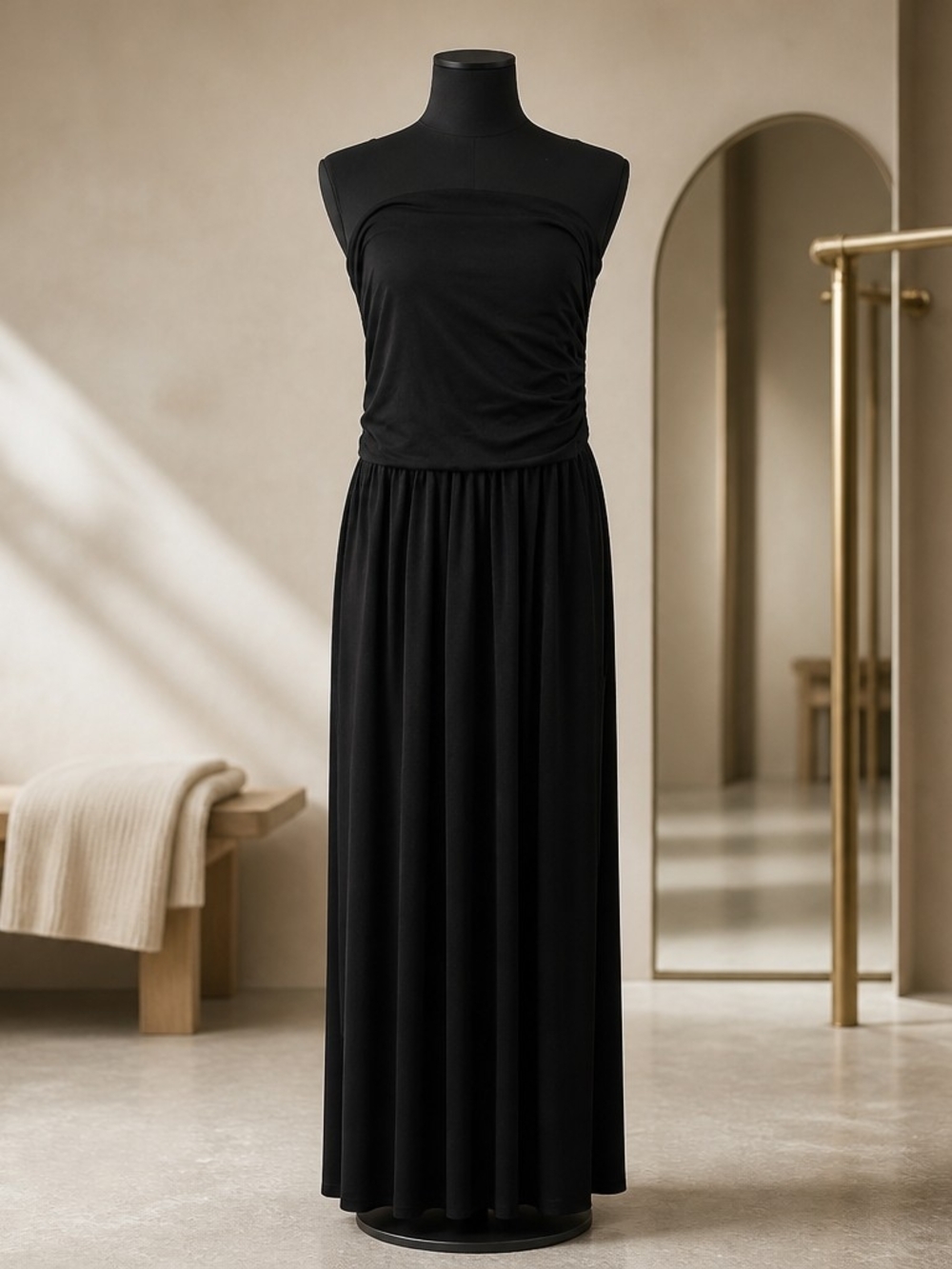 Grace Karin womens dress size L with Pockets Black